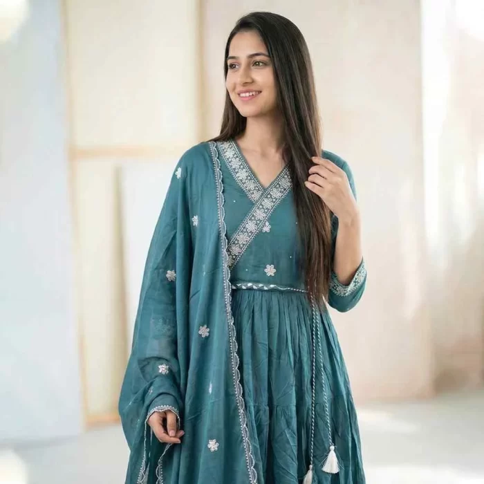 Dirty-effect denim overshirt